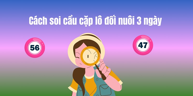 Cách soi cầu cặp lô đối nuôi 3 ngày